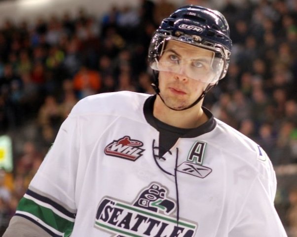 Scott Ramsay when he played for Seattle Thunderbirds
