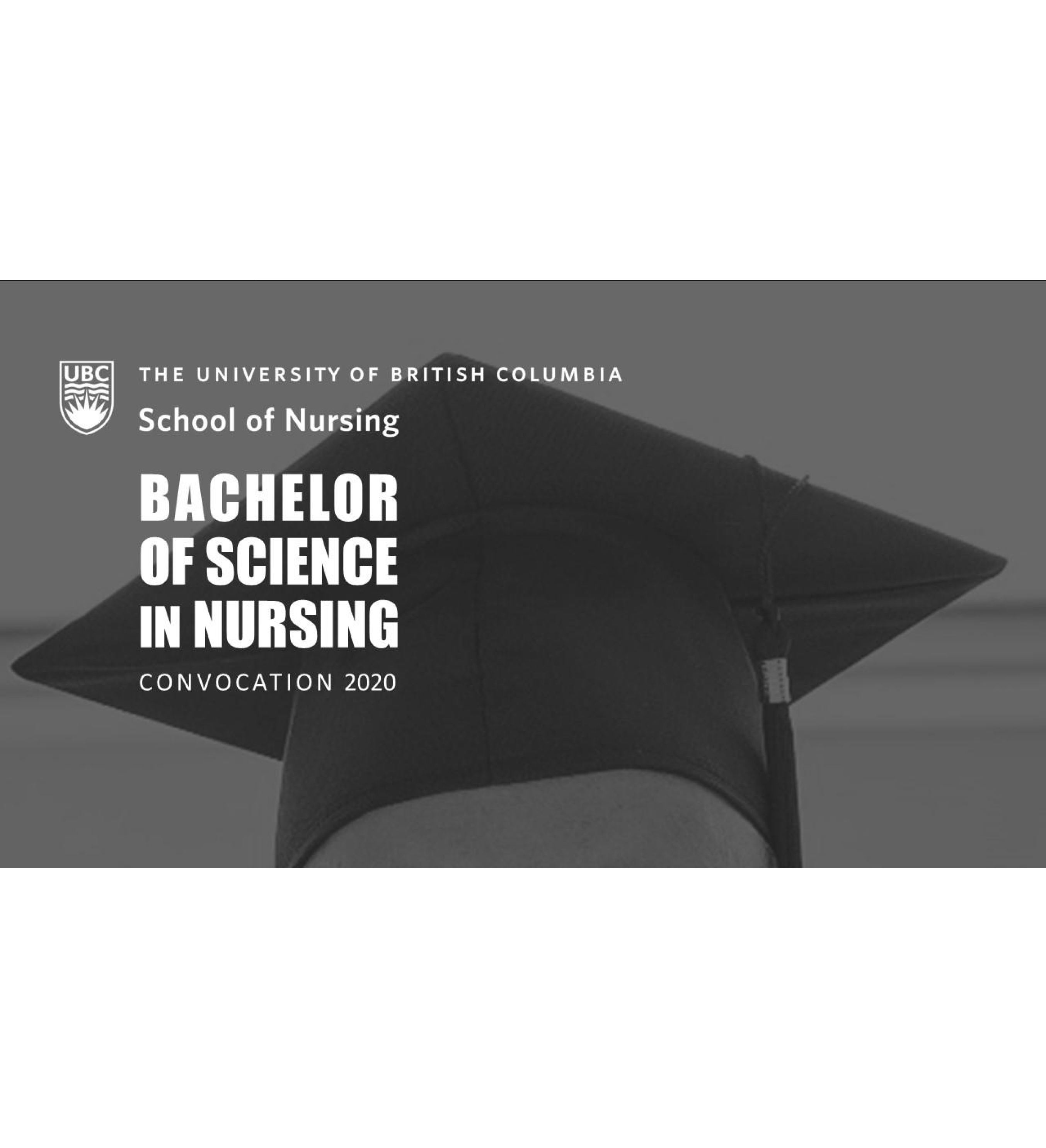bachelor of science in nursing convocation banner