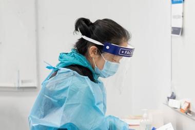Sabrina Wong in lab