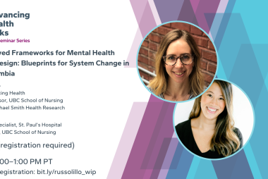 Postcard for Event with Dr. Angela Russolillo and Michelle Carter (Doctoral Trainee)