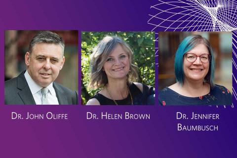 Drs Oliffe, Brown and Baumbusch - headshots