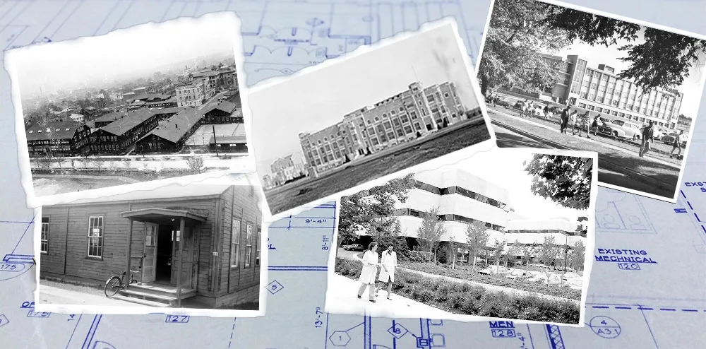 History of nursing buildings
