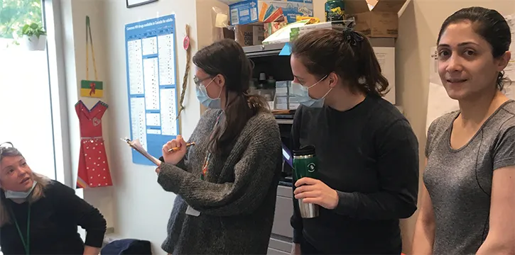 Group of people talking