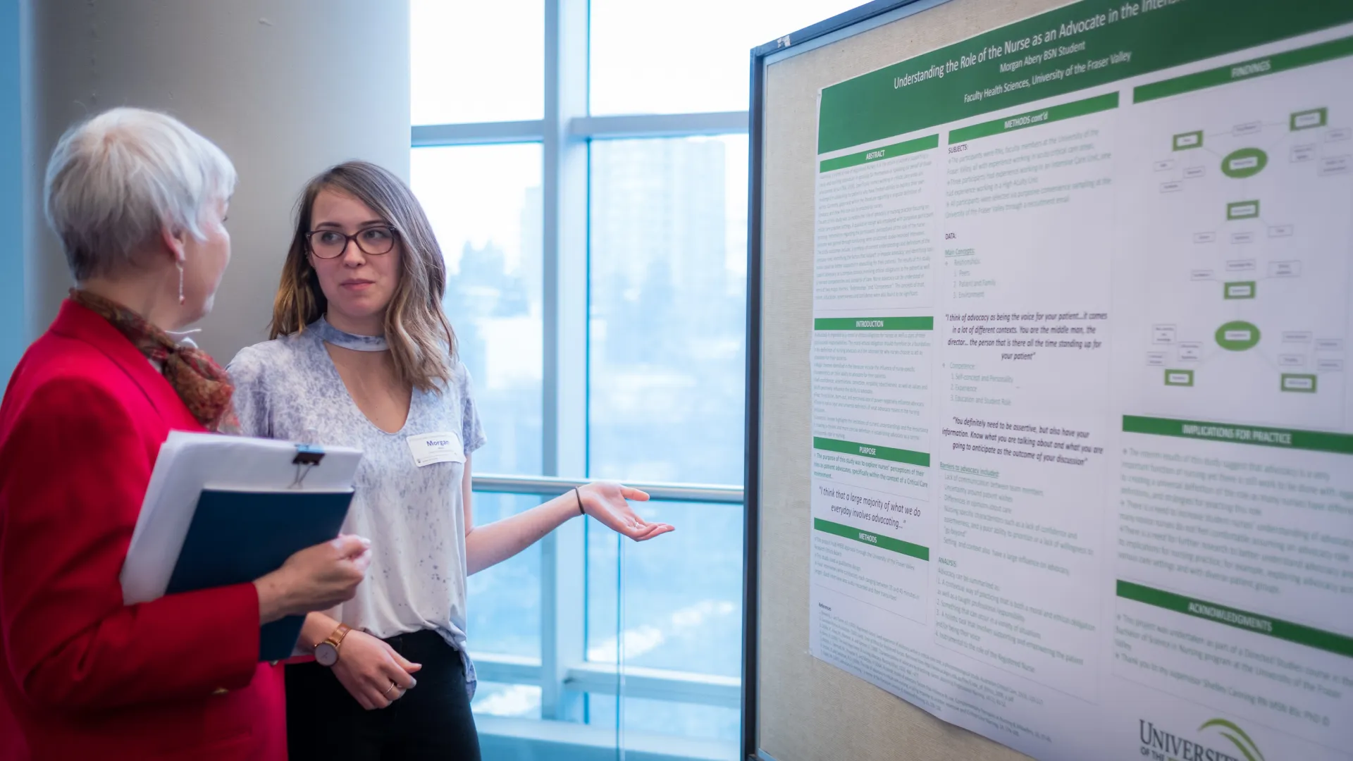 Student asking professor for advice